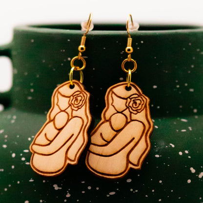 Mother & Baby Earrings