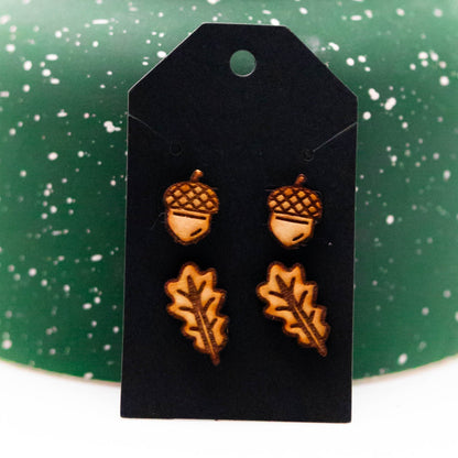 Autumn Leaf Stud Set