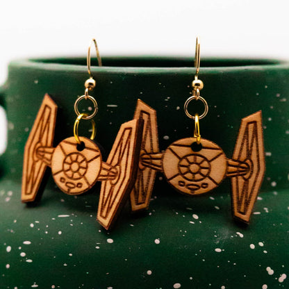 Tie Fighter Earrings