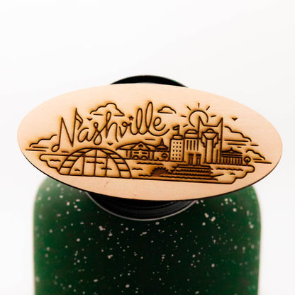 Nashville Oval Magnet