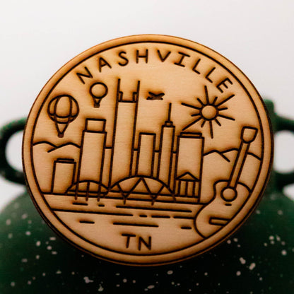 Nashville Circle Magnet