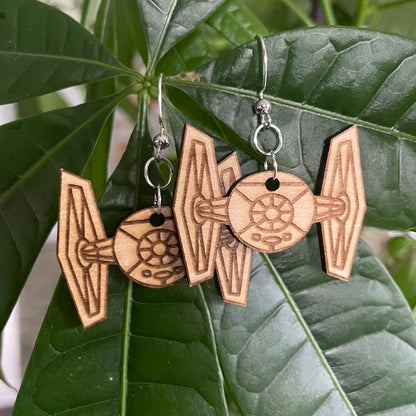 Tie Fighter Earrings